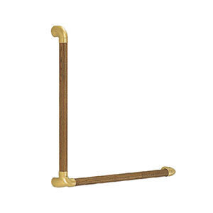 シロクマ シロクマ BR-521 ダエン手すりディンプルL形 AG Mオーク