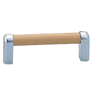 シロクマ シロクマ HC-44 自然木リバティーハンドル 90mm Nオーク クローム