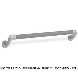 シロクマ シロクマ 丸棒手すりL止600ミリAG・ライトオーク