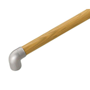 シロクマ シロクマ BR-590 スリムユニバーサル手すり 800mm シルバー Lオーク