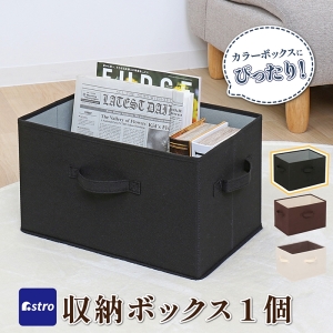 アストロ アストロ 収納ボックス ブラック 606-67