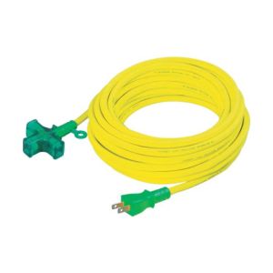 日動工業 NICHIDO 日動工業 LT2-10 延長コード 十字型トリプルランプ付 100V 2芯 10m