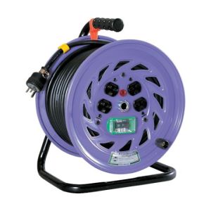 日動工業 NICHIDO 日動工業 NF-EB230-15A NF-EB230 電工ドラム 単相200Vドラム アース付 漏電しゃ断器付 30m