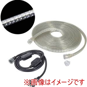 日動工業 NICHIDO 日動工業 LECS-10LA-W 帯状LED照明 LEDコネクトライン 片面発光 10m 白 シリコンタイプ