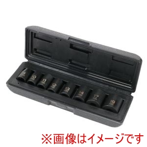 ジェフコム JEFCOM ジェフコム SS38-0819 3/8レンチ用ソケットセット