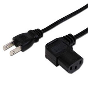 アイネックス AINEX アイネックス ACP-15L-BK AC電源ケーブル 極細L型タイプ AINEX