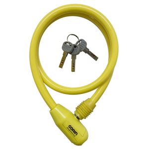五輪工業 ゴリン GORIN ゴリン G222W-700-Y ワイヤー錠 10×700mm イエロー GORIN 五輪工業