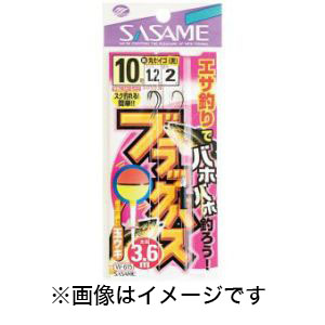 ささめ針 SASAME ささめ針 ブラックバス 3.6m 10号 W-615