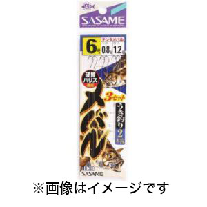 ささめ針 SASAME ささめ針 メバルうき釣り 3セット 9号 ハリス 1 D-302