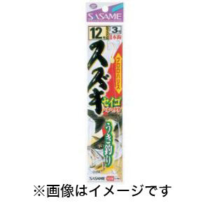 ささめ針 SASAME ささめ針 スズキセイゴうき釣 12号 ハリス 3 E-701