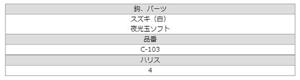  ささめ針 SASAME ささめ針 マゴチ 17号 ハリス 4号 C-103
