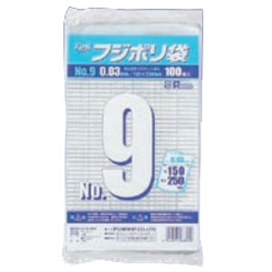フジナップ フジナップ フジ ポリ袋 9 1000枚入
