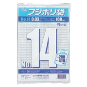 フジナップ フジナップ フジ ポリ袋 14 1000枚入