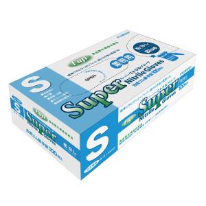 尚美堂 フジナップ スーパーニトリルグローブ 粉無 青 Sサイズ 100枚入 尚美堂