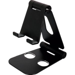 オウルテック オウルテック OWL-STD03-BK スマートフォン / タブレット対応 充電しながら角度調整できるアルミスタンド
