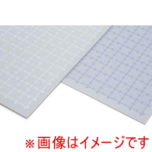 ウェーブ WAVE ウェーブ OM-405 プラ=プレート グレー 目盛付き 厚さ2.0mm 目盛印刷 ホワイト WAVE