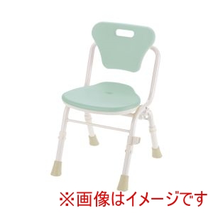 リッチェル リッチェル 514559 140064 やわらかシャワーチェア クレオ折りたたみ 防カビプラス 背付390 ライトグリーン メーカー直送 法人限定 代引不可 北海道沖縄離島不可