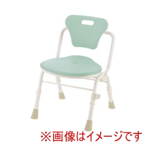 リッチェル リッチェル 514572 140065 やわらかシャワーチェア クレオ折りたたみ 防カビプラス 背付460 ライトグリーン メーカー直送 法人限定 代引不可 北海道沖縄離島不可