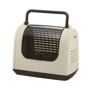 リッチェル Richell リッチェル ラタンキャリー アイボリー 犬 猫 うさぎ ケース