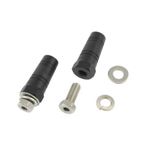 ポッシュフェイス POSH FAITH ポッシュフェイス 098102-26 エクステンションステー40mm M.BLK M8-M8 M8X40mmステンレス六角ボルト付