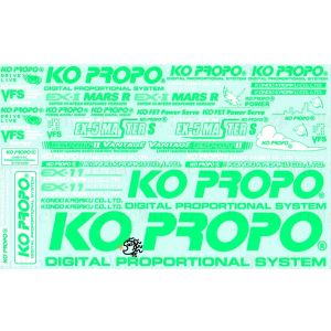 近藤科学 KO 近藤科学 KO カラーデカール 蛍光グリーン 79028