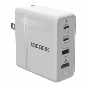 アドテック ADTEC アドテック APD-V074AC2H-WH 4K 出力対応 PD充電器 74W AC2H WH