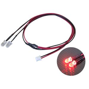 川田模型 川田模型 増設用2又LED Ф5mm赤 LU03R