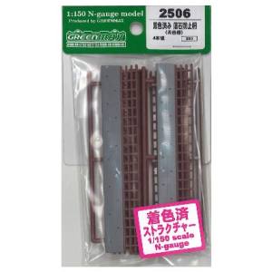 グリーンマックス GREEN MAX グリーンマックス 2506 着色済み落石防止柵 茶色柵