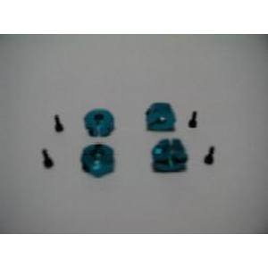 Half Beans Half Beans TA04-17 クランプタイプ六角ハブ ブルー 20540