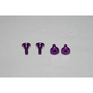 Half Beans Half Beans 六角孔付アルミサーボ取リ付ケネジ パープル 43980