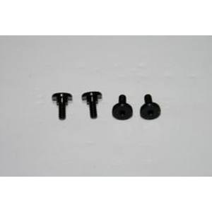 Half Beans Half Beans 六角孔付アルミサーボ取リ付ケネジ ブラック 44000