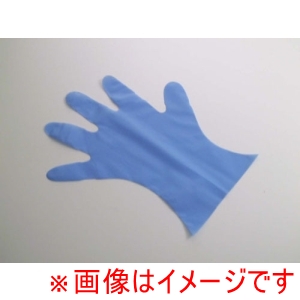 東京パック 東京パック カラー マイジャストグローブ五本絞り ブルー 200枚入 L