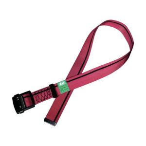 基陽 KH KH 47419KF アルミバックル胴ベルト 1200mm 緋/黒 基陽