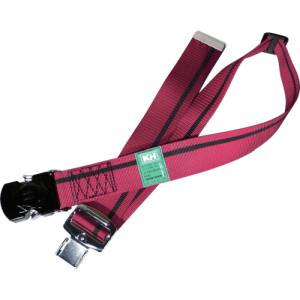 基陽 KH KH 47639KF アロッキー胴ベルト 1200mm 緋-黒/黒 基陽