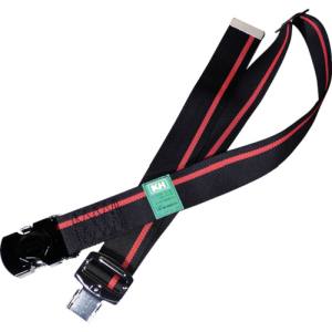 基陽 KH KH 47673RF アロッキー胴ベルト 1400mm 黒-緋/黒 基陽