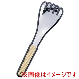 ワダコーポレーション ワダコーポレーション WA 18-8 味道楽 取り分けフォーク 穴無 アイボリー