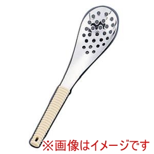 ワダコーポレーション ワダコーポレーション WA 18-8 味道楽 レンゲスプーン 穴明 アイボリー