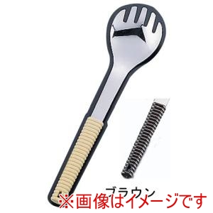 ワダコーポレーション ワダコーポレーション WA 18-8 味道楽 盛り付けフォーク 穴無 ブラウン