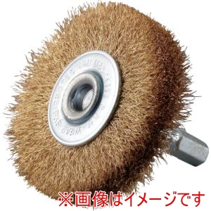 イチネンアクセス RELIEF イチネンアクセス 33160 六角軸 ホイールブラシ 真鍮線 φ50mm