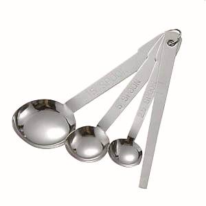 カンダ カンダ 18-0 計量スプーン 3本組 ヘラ付