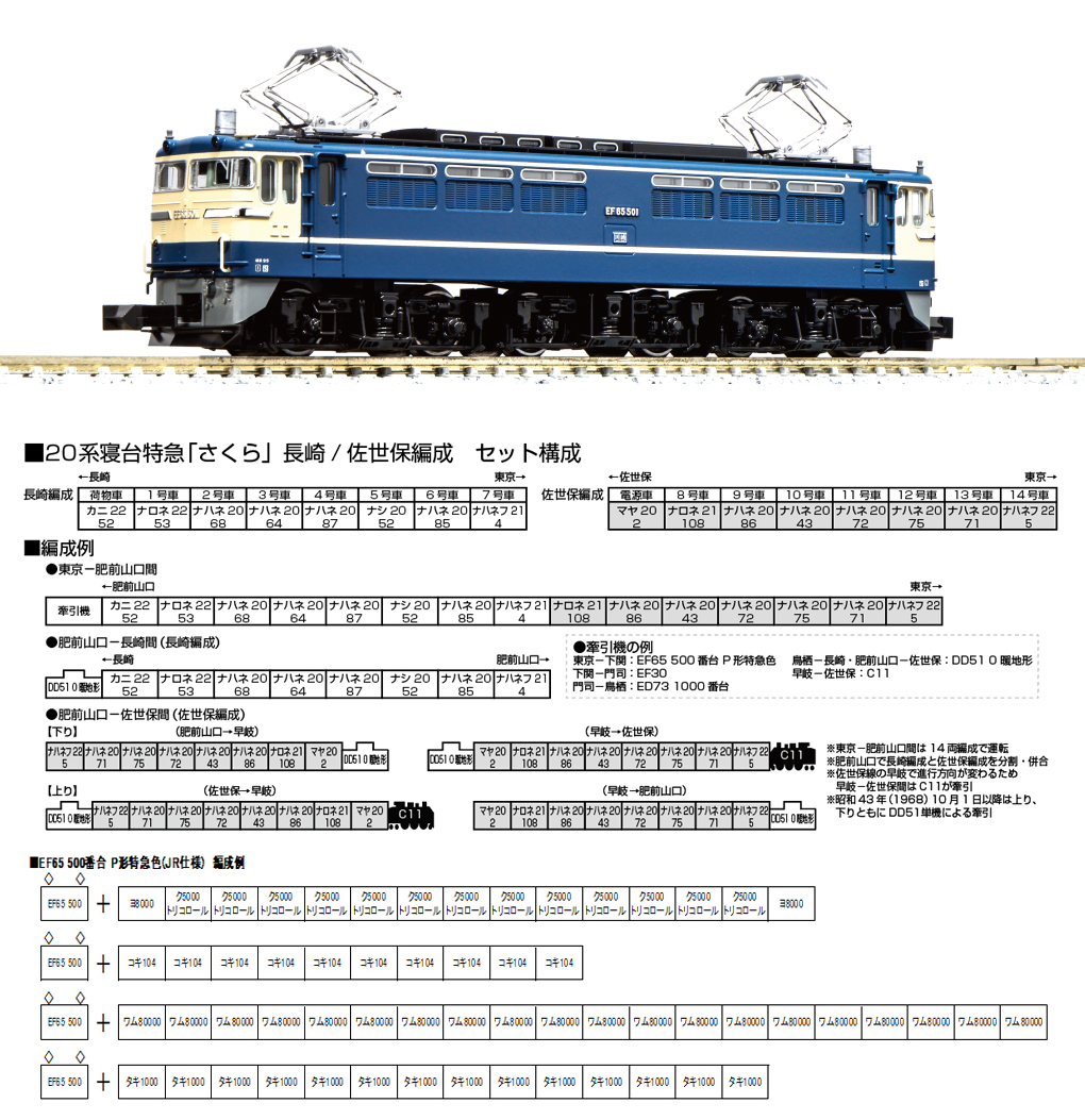  カトー KATO KATO 3060-4 EF65 500番台 P形特急色 カトー