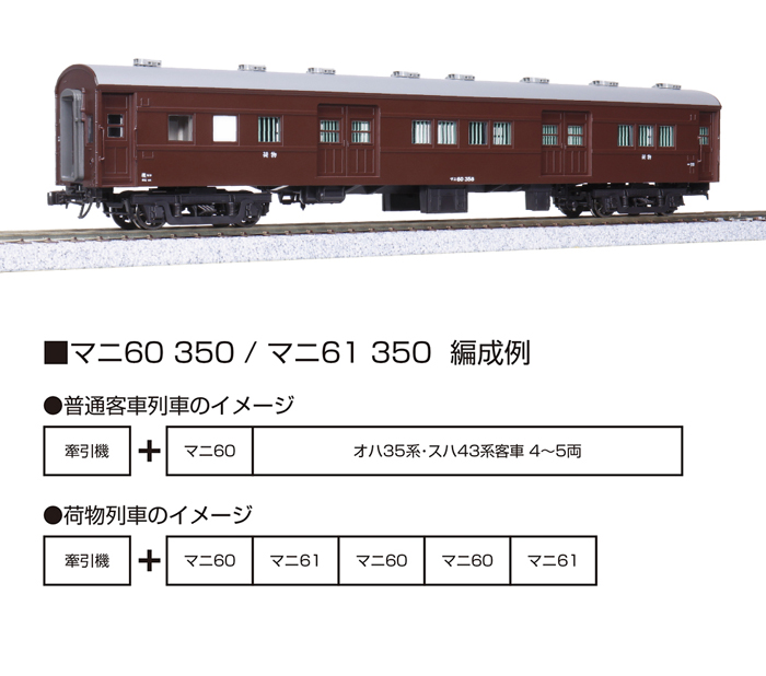  カトー KATO KATO 1-509 (HO)マニ60 350