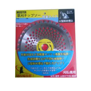 ゼクソン ゼクソン 草刈チップソー軽量タイプ255x40P MS-K255 U型斜め埋込