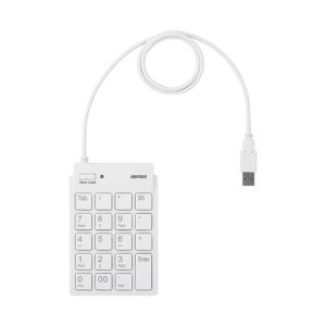 バッファロー BUFFALO スリムテンキーボード Tabキー付き ホワイト BSTK11WH