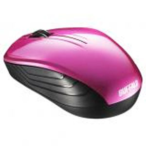 バッファロー BUFFALO バッファロー BSMBW107PK 無線 2.4GHz BlueLEDマウス 3ボタン ピンク