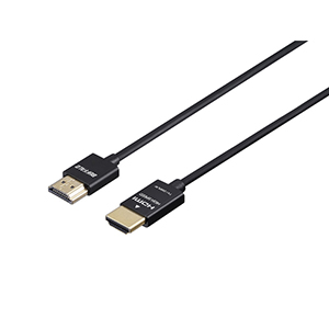 バッファロー BUFFALO イーサネット対応 HIGH SPEED HDMIケーブル スリムモデル ブラック 5m BSHD3S50BK