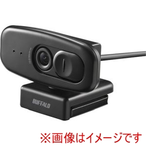 バッファロー BUFFALO バッファロー BSW110MBKZ 100万画素WEBカメラ 720P HD マイク内蔵 ブラック