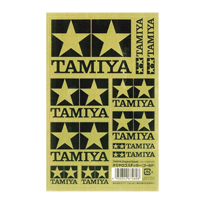 タミヤ TAMIYA タミヤ 67260 タミヤ ロゴステッカー ゴールド