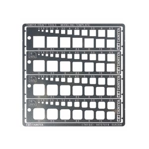 タミヤ TAMIYA タミヤ 74156 モデリングテンプレート 正方形 1?10mm 