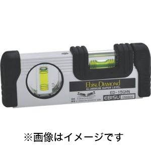エビス EBISU エビス ED-15GMN 磁石付G-レベル 土木用 ミラー無し 150mm 水平器